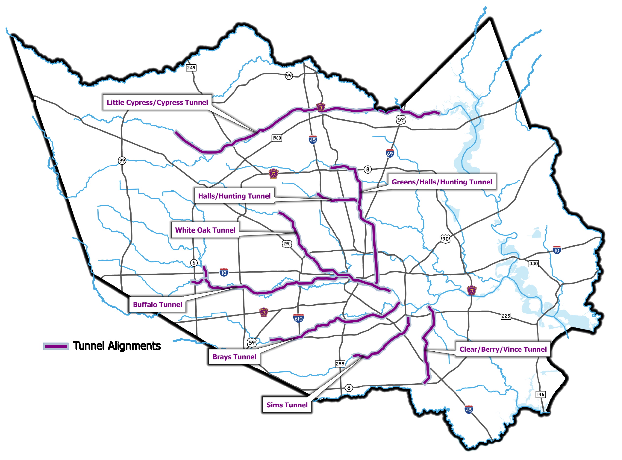 Quick Summary Of Harris County Flood Control District’s Phase II Tunnel ...